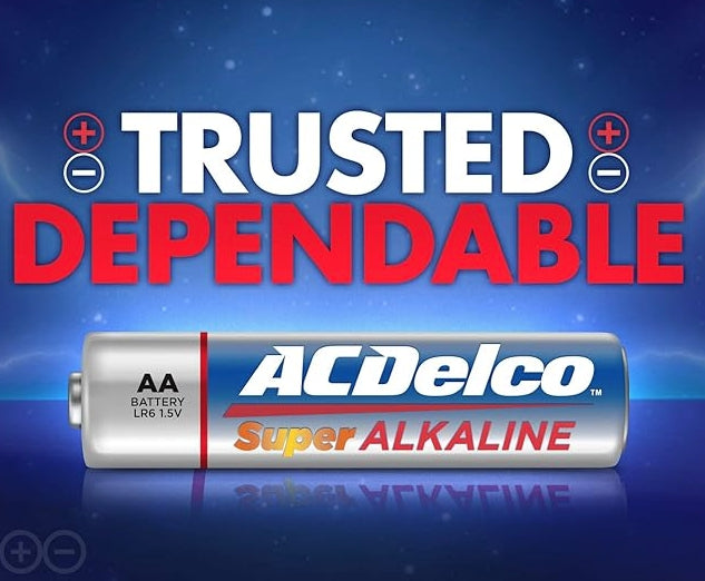 ACDelco 40-Count AA Batteries, Maximum Power Super Alkaline Battery