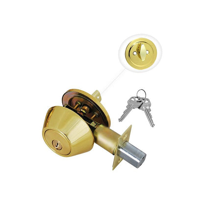 DB-Single Cylinder Deadbolt With 2 KW1 Keys