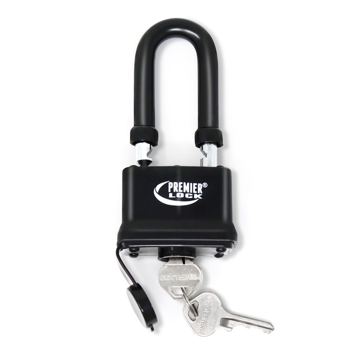 LAP04LJ-Premier 2" Laminated Padlock Fully Black Jacketed