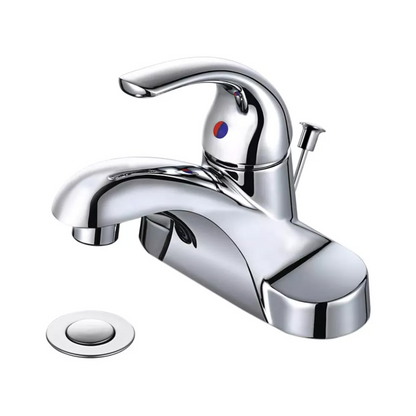 AF3515-6 - Single Handle Centerset Bathroom Faucet - Chrome