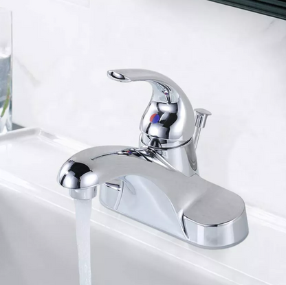 AF3515-6 - Single Handle Centerset Bathroom Faucet - Chrome