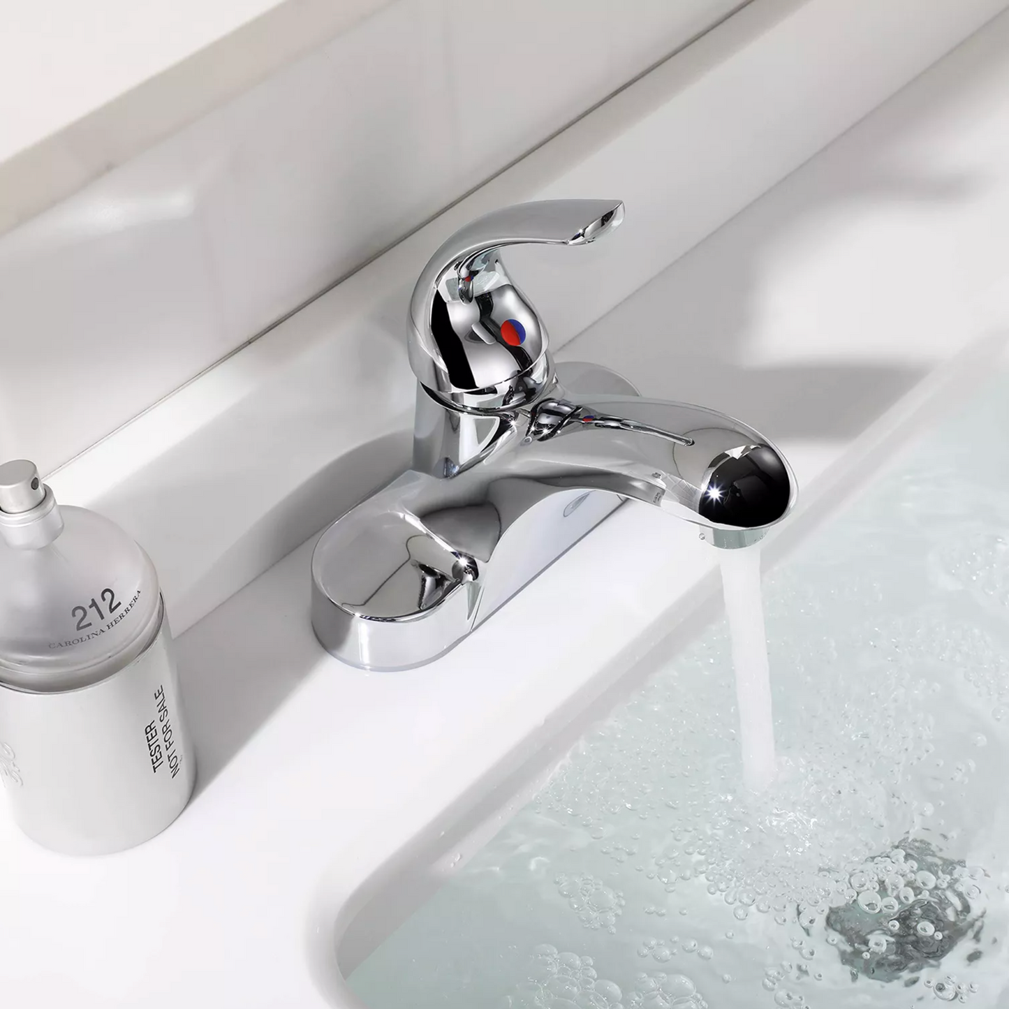 AF3515-6 - Single Handle Centerset Bathroom Faucet - Chrome