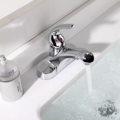 AF3515-6 - Single Handle Centerset Bathroom Faucet - Chrome