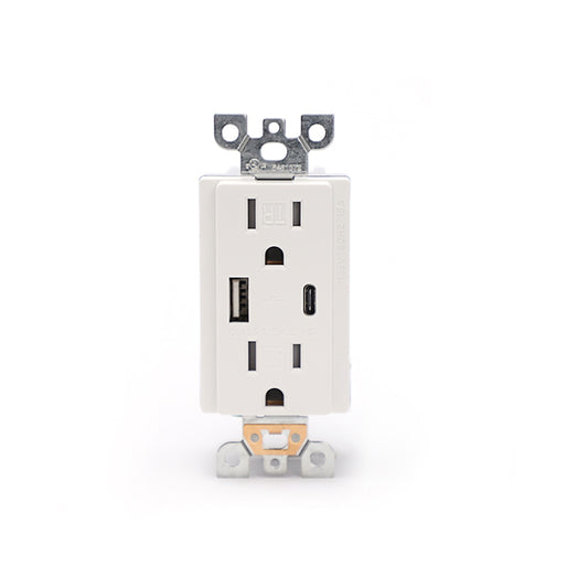 TRC15 - USB-A/C 15A Tamper Resistant Outlet