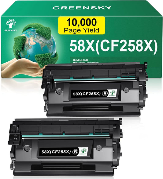 Greensky Toner Cartridge - HP 58X (CF258X) 2-Pack