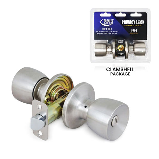 PR06-Premier Stainless Steel Privacy Knob